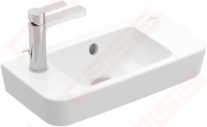 Praustuvas O.Novo 500x250 skylė maišytuvui kairėje