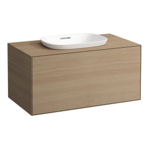 Praustuvas Laufen INO 500x365x40 mm, įleidžiamas, be angos maišytuvui, spalva - balta LCC (LAUFEN Clean Coat) 