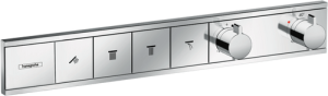 Dekoratyvinė dalis potinkiniam termostatiniam dušo maišytuvui HANSGROHE RainSelect, 4 funkcijos, spalva - chromo