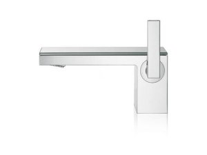 Praustuvo maišytuvas AXOR MyEdition 70, su paspaudžiamu (push-open) dugno vožtuvu, chromo spalva/veidrodinis stiklas