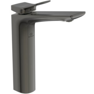 Maišytuvas praustuvui Ideal Standard Conca, aukštas, be dugno vožtuvo, 5 l/min, spalva Magnetic Grey