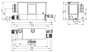 Perpumpavimo stotelė nuotekoms/fekalui Wilo DrainLift MINI5-XS/WC-EF