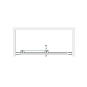 Dušo sienelė Brasta Glass SVAJA 990-1020x2000 raštinis stiklas