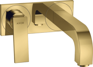 Praustuvo maišytuvas AXOR Citterio 220 mm, iš sienos, poliruoto aukso spalvos (Polished Gold Optic)