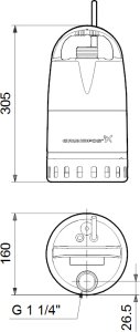 Siurblys drenažui Grundfos Unilift CC 5