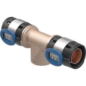 Trišakis vidinis sriegis bronza d25mm, Rp3/4, d1=25mm, Geberit Flowfit