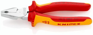 Padidintos svertinės jėgos kombinuotos replės 180mm / 02 06 180