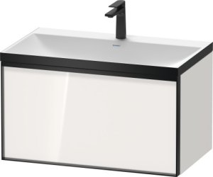 Komplektas Vitrium spintelė su praustuvu 800x479, balta matinė