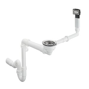 Sifonas Hansgrohe D16-10 su dugno vožtuvu granito plautuvėms, DN40/50