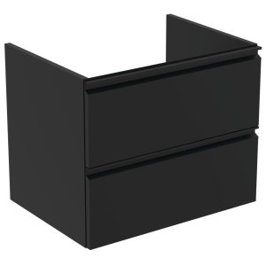 Spintelė Ideal Standard Tesi 60x44cm, du stalčiai, spalva-juoda matinė