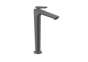 Praustuvo maišytuvas AXOR Citterio C cubic cut 250 su dugno vožtuvu, "CoolStart" technologija, šlifuoto juodo chromo spalvos (Brushed Black Chrome)