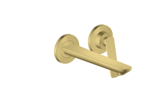 Praustuvo maišytuvas AXOR Citterio C 195 mm, iš sienos, šlifuoto žalvario spalvos (Brushed Brass)