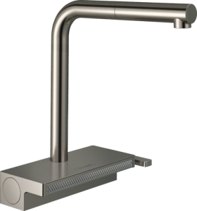 Plautuvės maišytuvas Hansgrohe Aquno S M81 250,nerūdijančio plieno,ištraukiama žarna, Sbox, 2jet