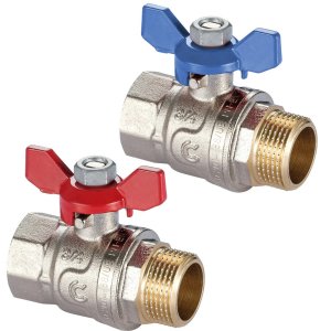 Ventilis rutulinis trumpa rankena v/i 1/2" CALIDO