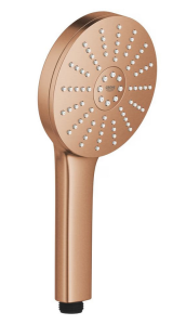 Rankinė dušo galva Grohe Euphoria 120 AquaBooster 3 srovių matinė rausvo aukso spalva (Brushed warm sunset)