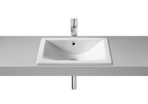 Praustuvas Roca Diverta, matmenys 500x380x170mm, montuojamas iš apačios arba montuojamas iš viršaus