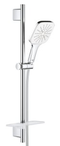 Dušo komplektas Grohe SmartActive Cube 130 3 srovių su muiline moon white spalva