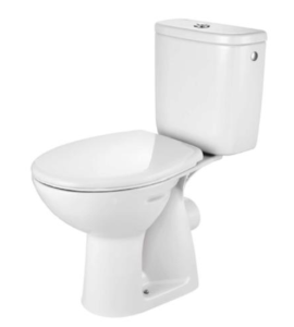 Pastatomas unitazas Jika Euroline-N, su bakeliu, horizontaliu nuotaku, šoniniu vandens įvadu, Zeta dangčiu (H893271)