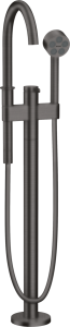 Vonios maišytuvas iš grindų AXOR One, šlifuoto juodo chromo spalvos (Brushed Black Chrome)