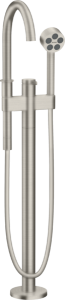 Vonios maišytuvas iš grindų AXOR One, nerūdijančio plieno spalvos (Stainless Steel Optic)