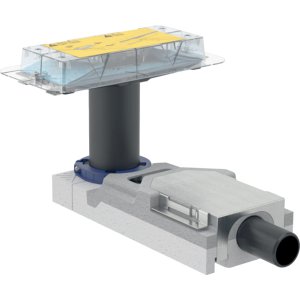 Dušo latakas Geberit CleanLine SH30-40 mm, H 65-175mm, d40, 0.4l/s