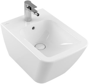 Pakabinama bidė VILLEROY&BOCH Finion su „Ceramicplus” danga