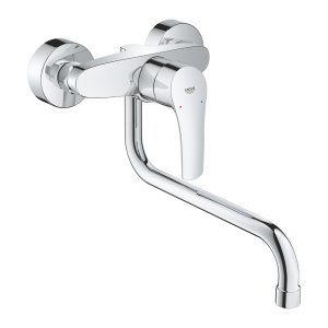 Plautuvės maišytuvas GROHE Eurosmart New, su 240 mm snapu, chromo spalvos 