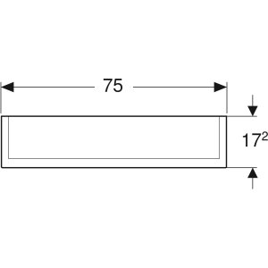 Spintelė Option Plus, veidrodinė, su apšvietimu, 750x700x172
