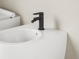 Bidė maišytuvas Ravak CR II 056.20BL be dugno vožtuvo, juodos matinės spalvos