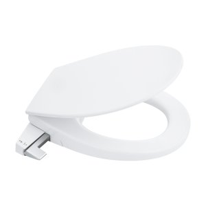 WC dangtis GROHE Bau Ceramic su integruota 2 srovių bidė funkcija, lėto nusileidimo funkcija