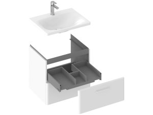Spintelė praustuvui Ravak Balance II 60 cm, be rankenėlių komplekte