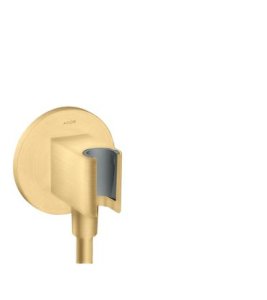 Dušo laikiklis su žarnos pajungimu AXOR ShowerSolutions, šlifuoto aukso spalvos  (Brushed Gold Optic)