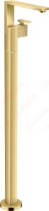 Praustuvo maišytuvas iš grindų AXOR Edge su paspaudžiamu (push-open) dugno vožtuvu, poliruoto aukso spalvos (Polished Gold Optic)