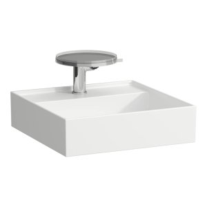 Praustuvas Laufen KARTELL 460x460x120 mm, su 1 anga maišytuvui, be perlajos