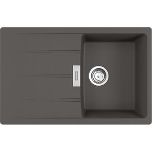 Fragranito plautuvė Franke CENTRO CNG611-78 su ekscentriniu ventiliu, pasukama rankenėle, spalva - tamsiai pilka (slate grey)