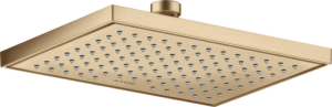 Dušo galva AXOR ShowerSolutions 245/185 1jet EcoSmart, šlifuotos bronzos spalvos (Brushed Bronze)