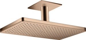 Dušo galva su laikikliu iš lubų AXOR ShowerSolutions 460/300 1jet, poliruoto raudono aukso spalvos (Polished Red Gold)