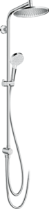 Dušo sistema HANSGROHE Crometta S 240 Reno, 1 srovės, EcoSmart, spalva - chromo (chrome)