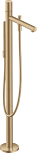 Vonios maišytuvas iš grindų AXOR Uno, šlifuotos bronzos spalvos (Brushed Bronze)