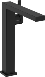 Praustuvo maišytuvas HANSGROHE Tecturis E 240 Fine CoolStart EcoSmart+, su "push-open" dugno vožtuvu, spalva - juoda matinė (matt black)