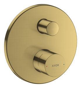 Dekoratyvinė dalis AXOR Uno potinkiniam maišytuvui, 2 funkcijų, šlifuoto aukso spalvos (Brushed Gold Optic) 