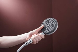Rankinė dušo galva HANSGROHE Raindance Alive Select S 125, 3 srovių, spalva - chromo (chrome)