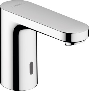 Bekontaktis praustuvo maišytuvas HANSGROHE Vernis Blend 100, sumaišytam vandeniui, maitinimas baterijomis