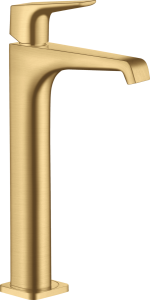Pastatomo praustuvo maišytuvas AXOR Citterio E 250 su dugno vožtuvu, šlifuoto aukso spalvos (Brushed Gold Optic)