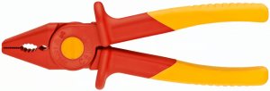 Plastikinės replės darbui iki 1000V 180mm / 98 62 01