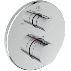 Dekoratyvinė dalis vonios/dušo maišytuvui Ideal Standard Ceratherm T100, termostatinė, spalva - chromas