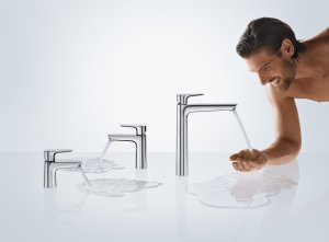 Praustuvo maišytuvas HANSGROHE Talis E 240 su dugno vožtuvu, spalva - chromo