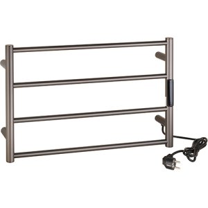 Elektrinis rankšluosčių džiovintuvas BEMETA Laderra mini, 560x370 mm, 63 W, nerūdijančio plieno graphite matt