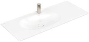 Praustuvas VILLEROY&BOCH Antao 1200x500 be perpylimo baltas matinis (stone white) Ceramic Plus danga 