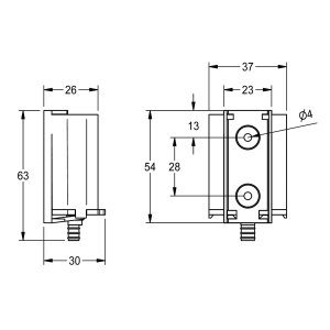Baterijos su dėklu ACEX9023, 6V